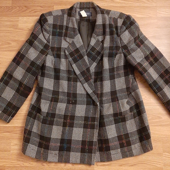 Maggie Mcnaughton Multicolor Blazer Size 18W - Picture 1 of 4